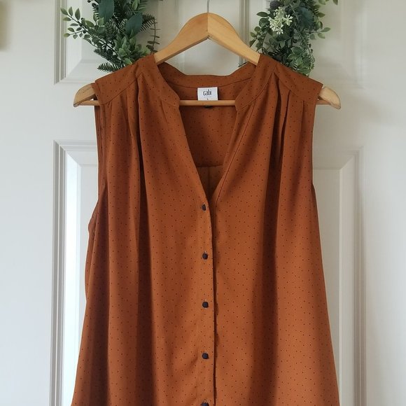 EUC Dotty Top  Style #3988 Size Large - Picture 5 of 7